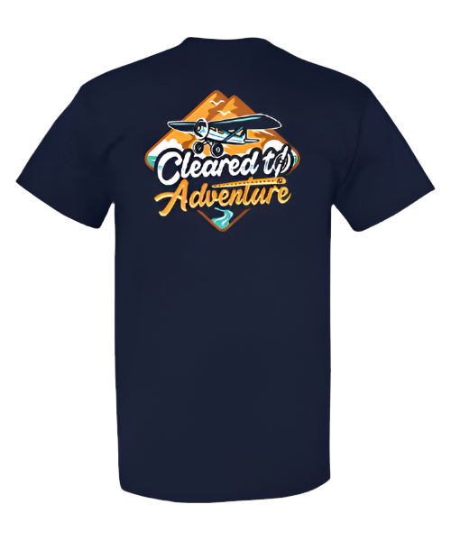 Cleared to Adventure Logo Tee